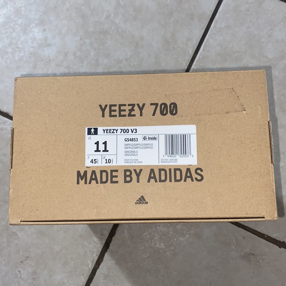 Adidas Yeezy 700 V3 “Safflower” - Picture 3 of 3
